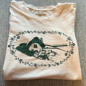 Cotswold Hills Shrunken Shirttail Tee Madewell Size Medium